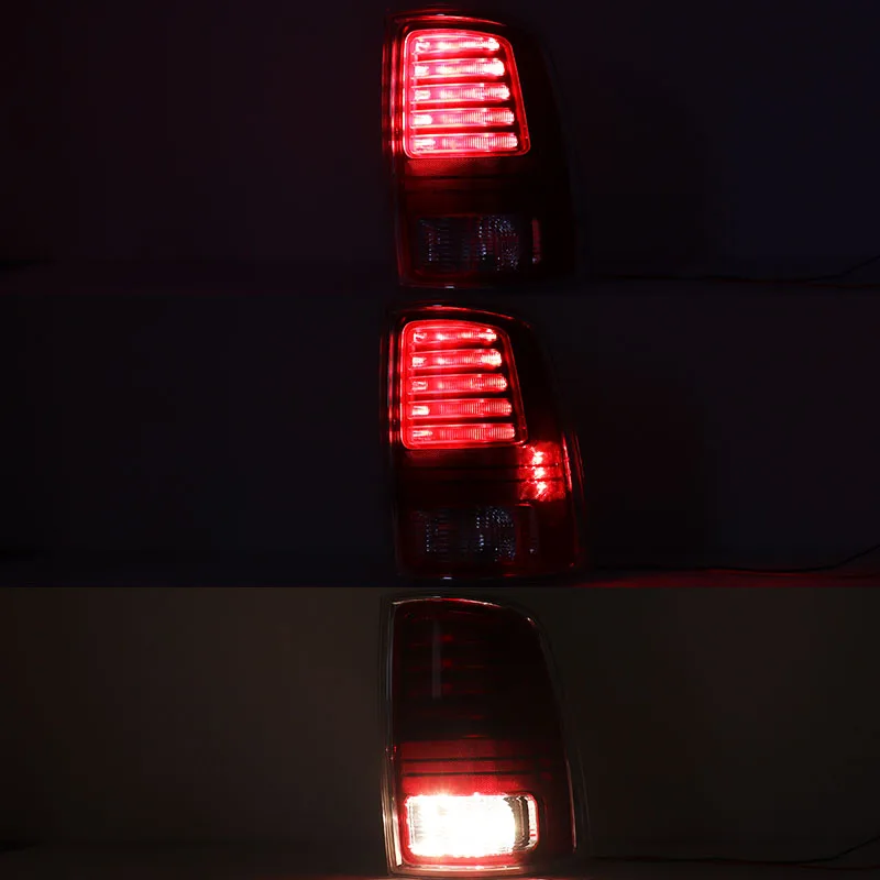 For Dodge Ram 1500 2013-2018 Car LED Rear Tail Light Turn Signal Light Stop Brake Lamp Reverse Fog Lamp 68093078AC 68093079AC