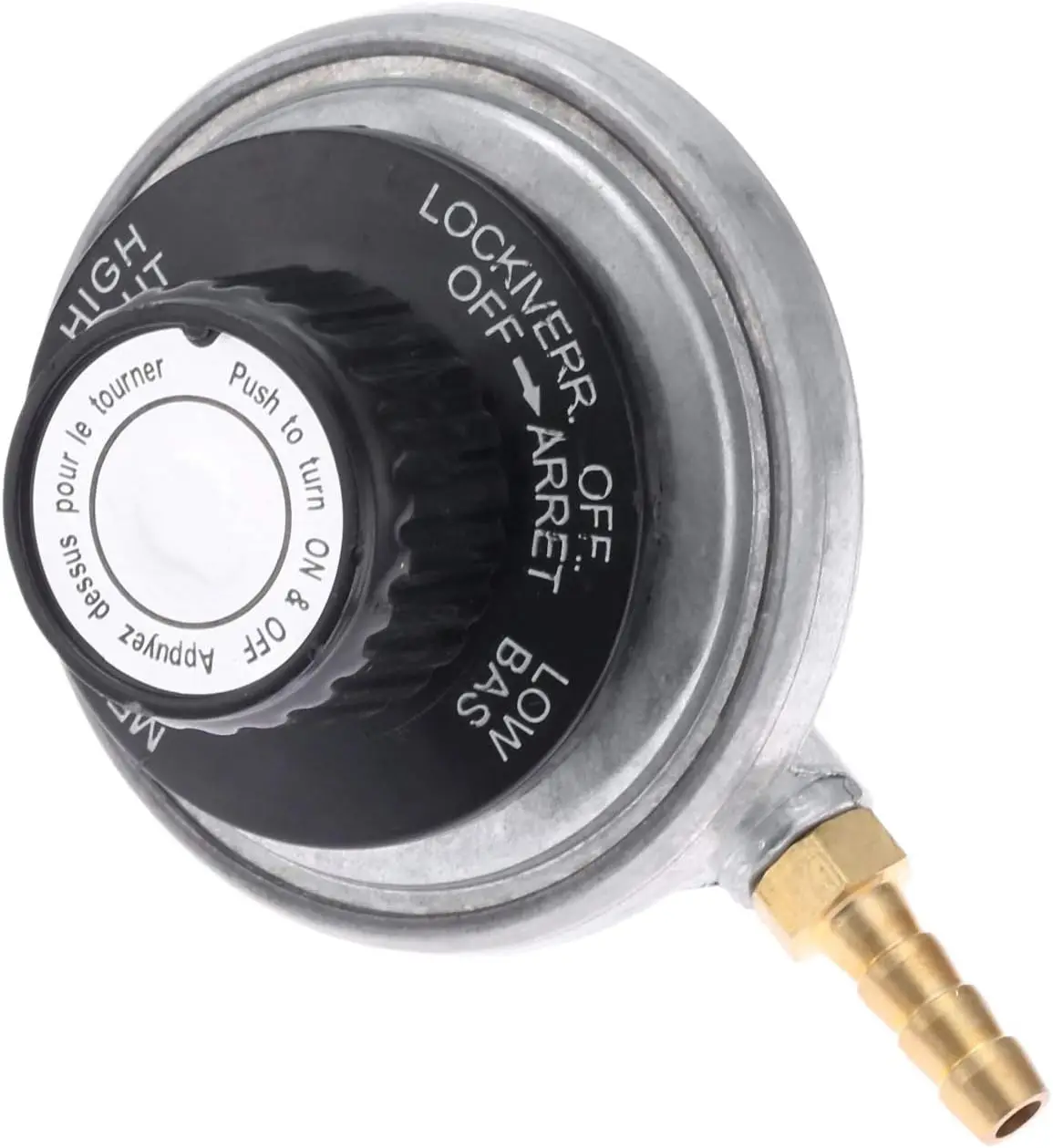 

Регулятор давления пропана низкого давления 1 фунт/фл.унция с регулировкой, для газовых баллонов, настольный, с быстроразъемным соединением 1/4 дюйма