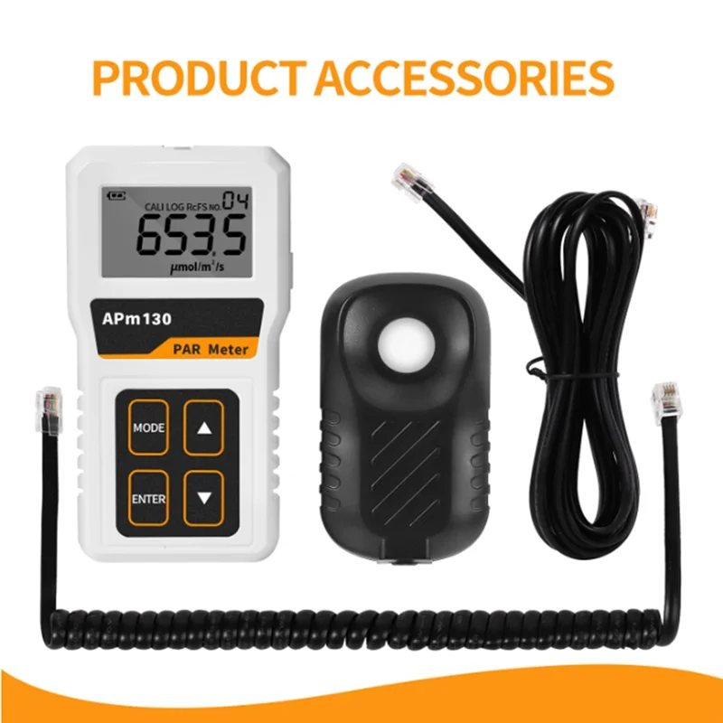 

AT48-Quantum PAR Meter For Led Grow Lights,High Precision PPFD Meter With 400-700Nm Range
