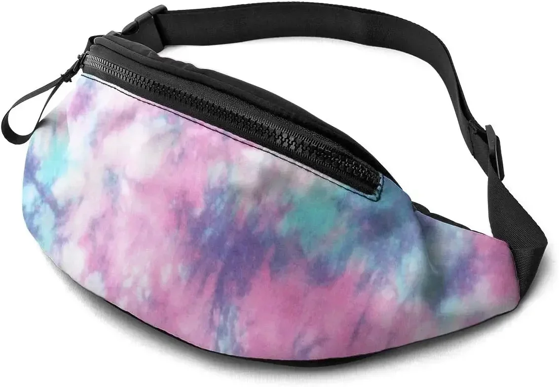 

Поясная сумка, поясная сумка Cat In Outer Space с отверстием для наушников, поясная сумка, регулируемый карман на ремне, модная поясная сумка для