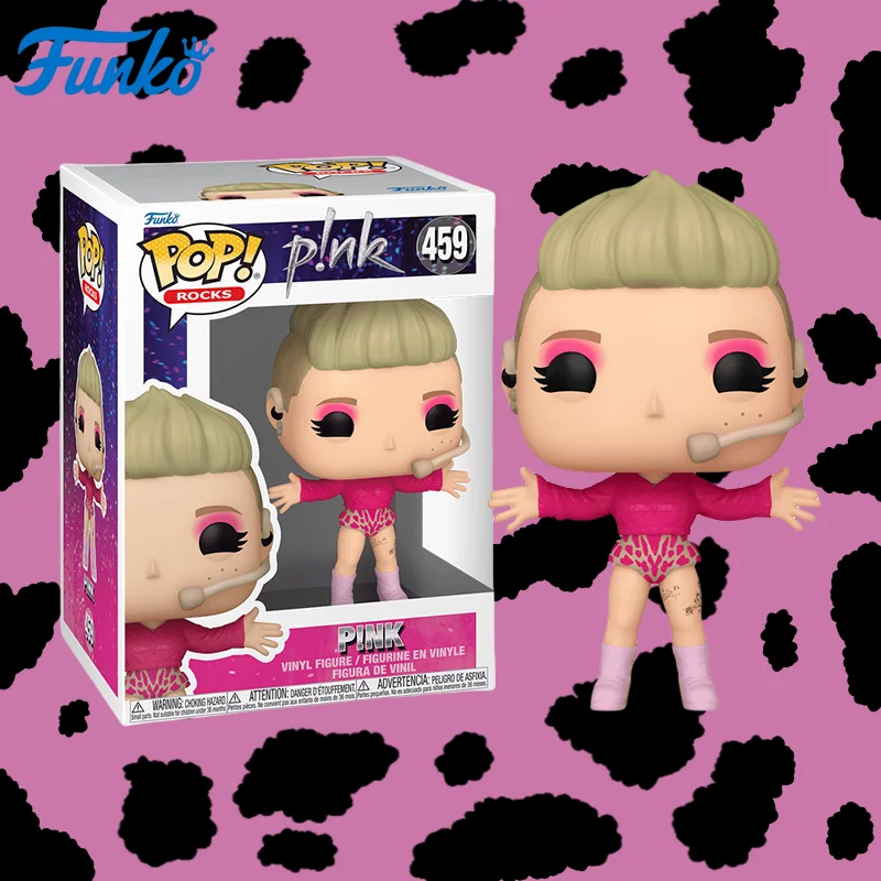 

Pink Funko Pop Music Pink (Trustfall Tour) Peripheral Figurines Toys for Boys Gift Collectible Ornaments