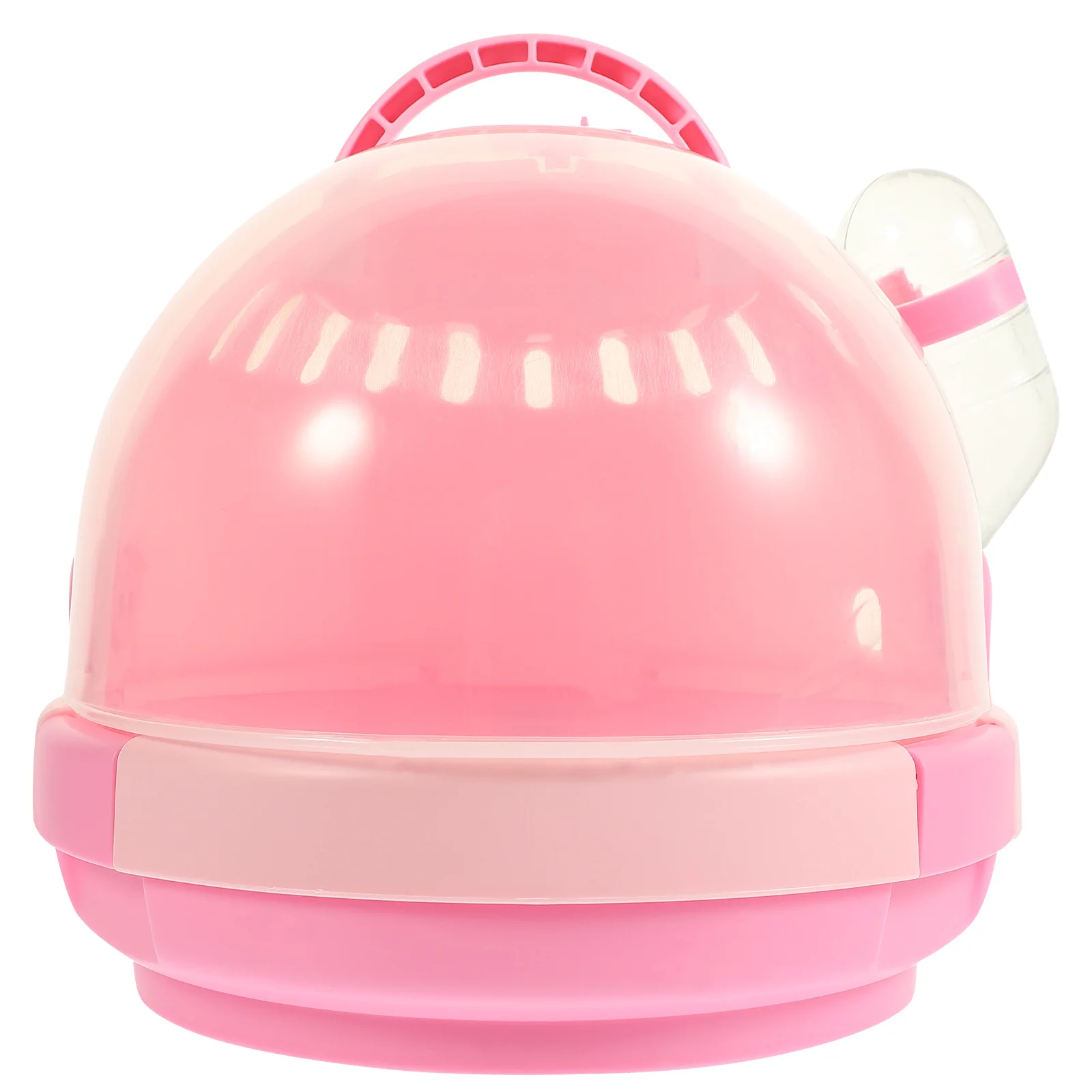 

Small Pet Carrying Cage Transparent Design Hamster Cage Handle Design Portable Travel Carrier for Hamsters Gerbils and Small