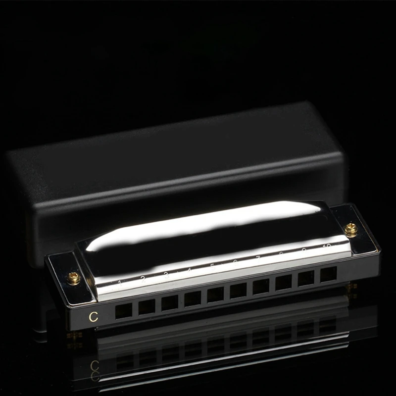 10 حفرة البلوز هارمونيكا C مفتاح طالب الأطفال التعليم المبكر لغز آلة موسيقية لعبة تعليمية