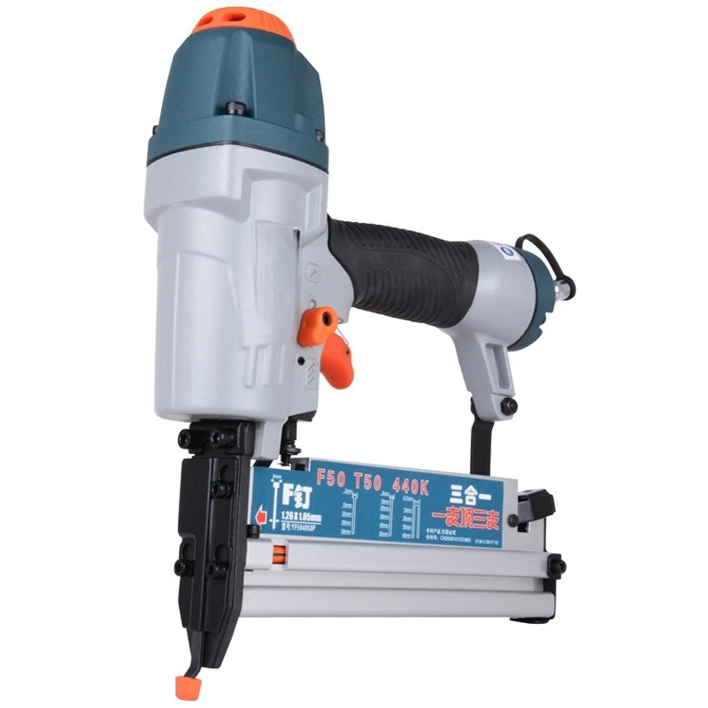 Pneumatic 3-in-1 Air Nail Gun Woodworking F30 Straight Nail Gun Steel Nail Gun Nail Shooter Type Code Nail Steam Nail Grab
