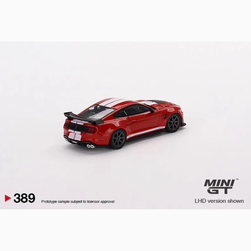 MINI GT 1:64 Shelby GT500 Cobra modèle de voiture en alliage rouge Collection adulte cadeau affichage Souvenir jouet nouveau Spot