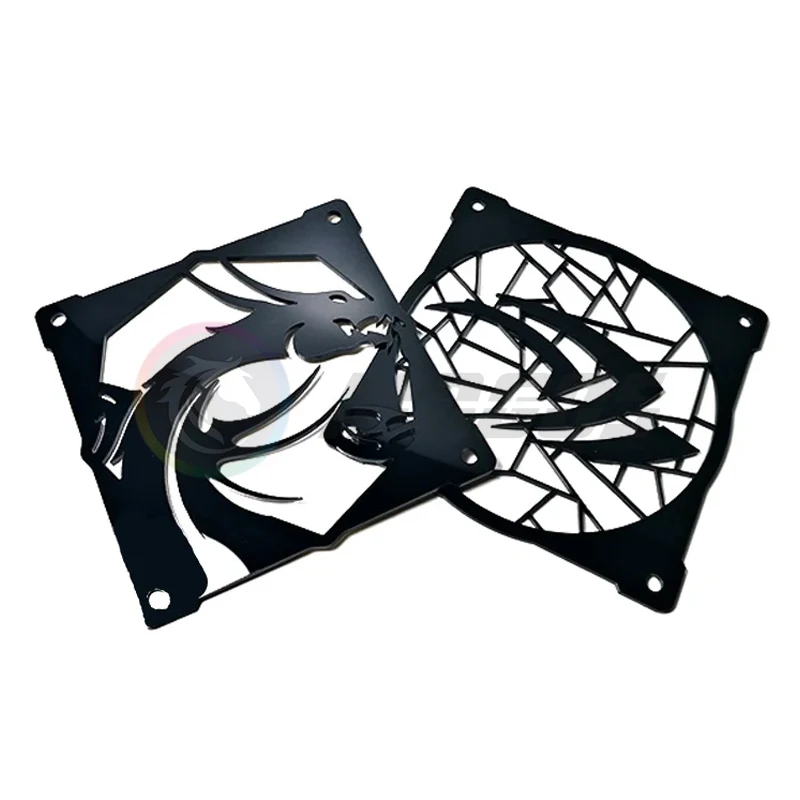 New DIY Fan Protective Net Cover 120MM Acrylic Cover Use For 12cm Radiator 120mm Fan Cool For Computer Case Cooling， 3Pcs/pack