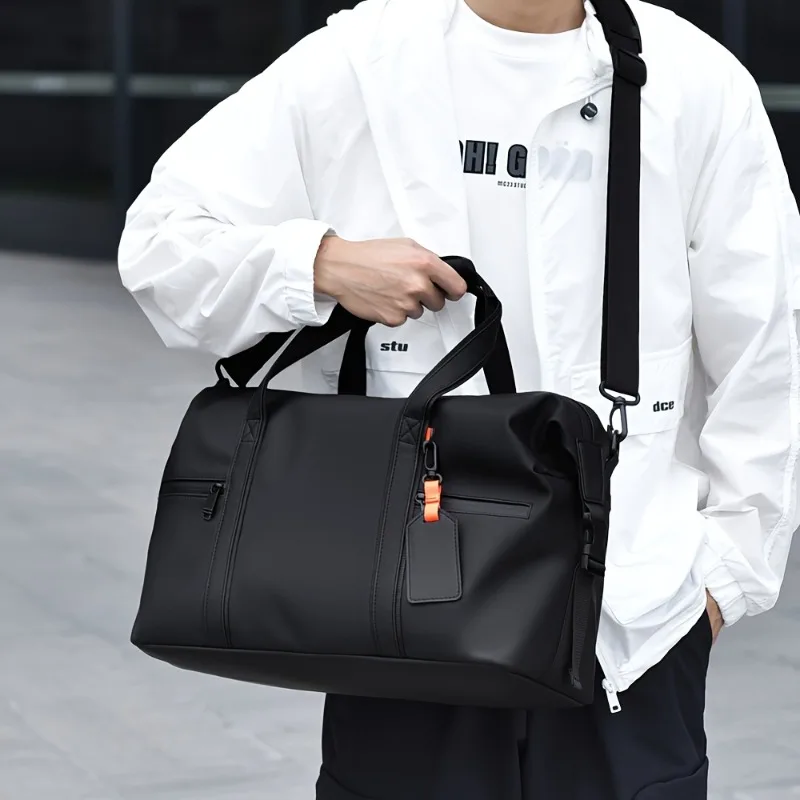 Bolsa de viagem de grande capacidade, mochila portátil noturna unissex esportiva fitness, perfeita para esportes e aventuras ao ar livre