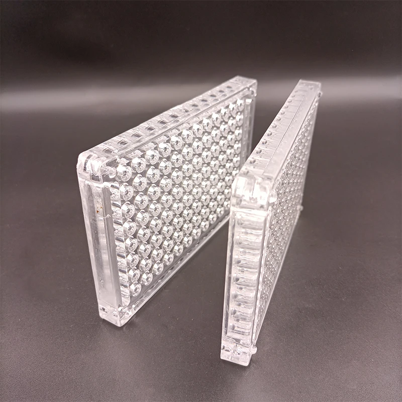 96 Well Quartz Glass ELISA Plate High Temperature Corrosion Resistant for Lab Use