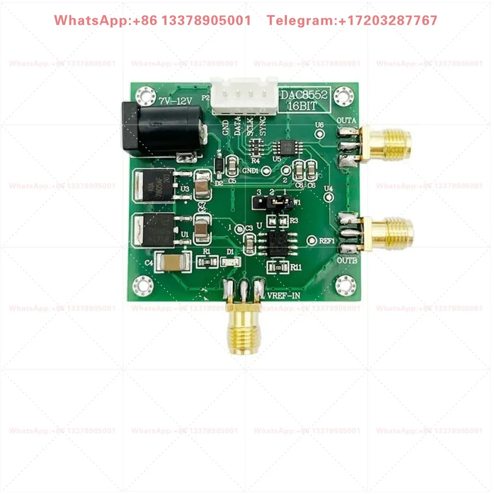 DAC8552 module 16 bit dual voltage output digital to analog converter DAC voltage reference source