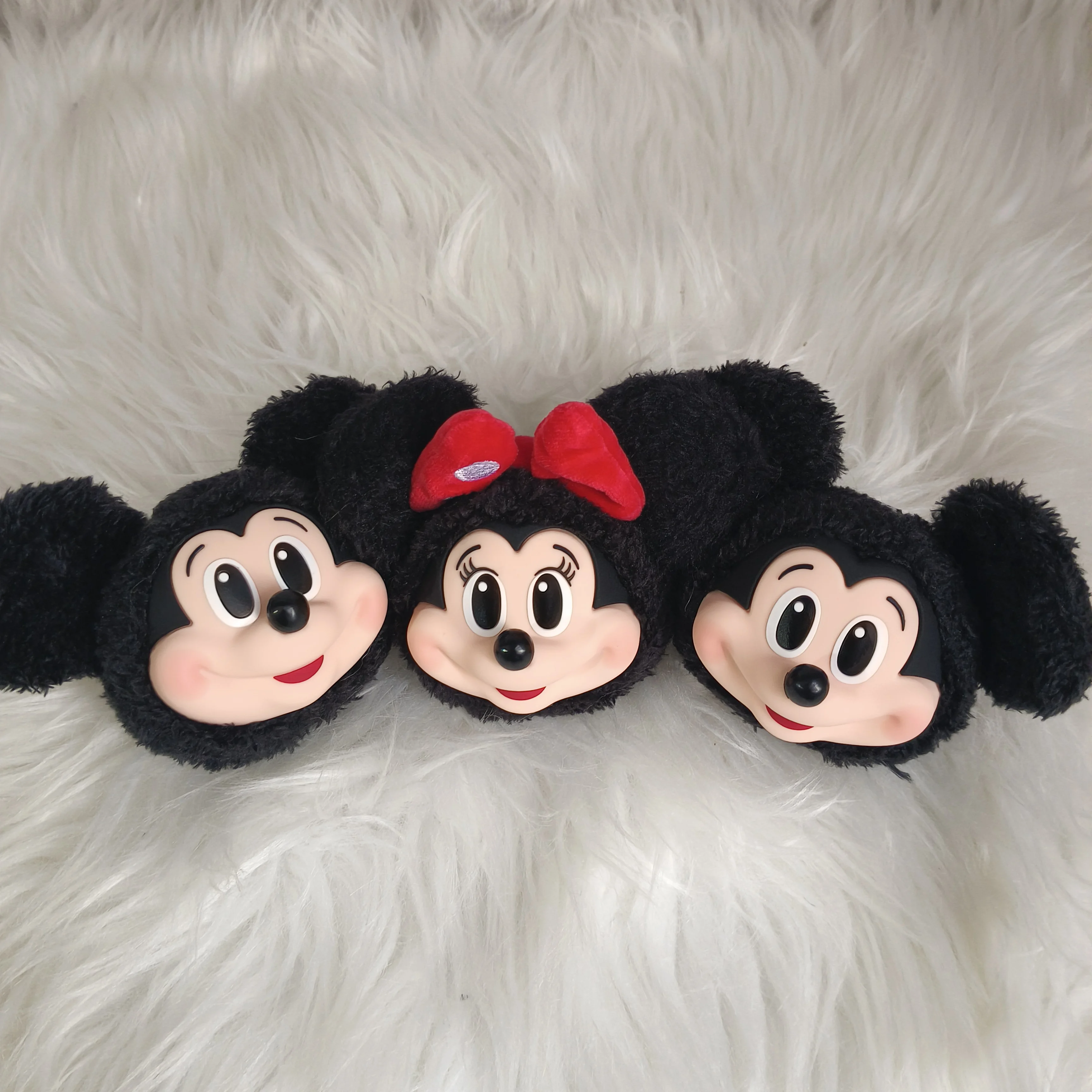 Disney mickey & minnie 15cm boneca de pelúcia chaveiro bonito personagem dos desenhos animados saco de pelúcia charme pingente brinquedo presente para crianças
