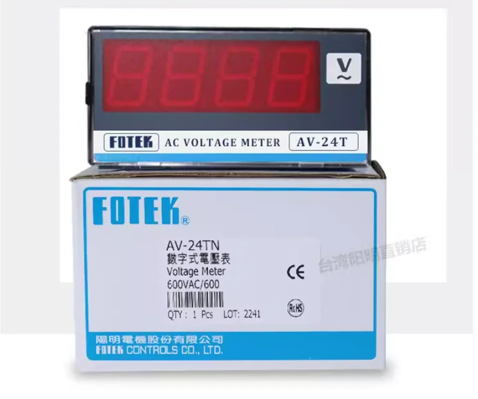 Taiwan FOTEK Digital Current and Voltage Meter AA-24TN AV-24T DV-24T MA21-R-RS DA-24TN DRM-24TN Tachometer  DRM-25TN Tachometer