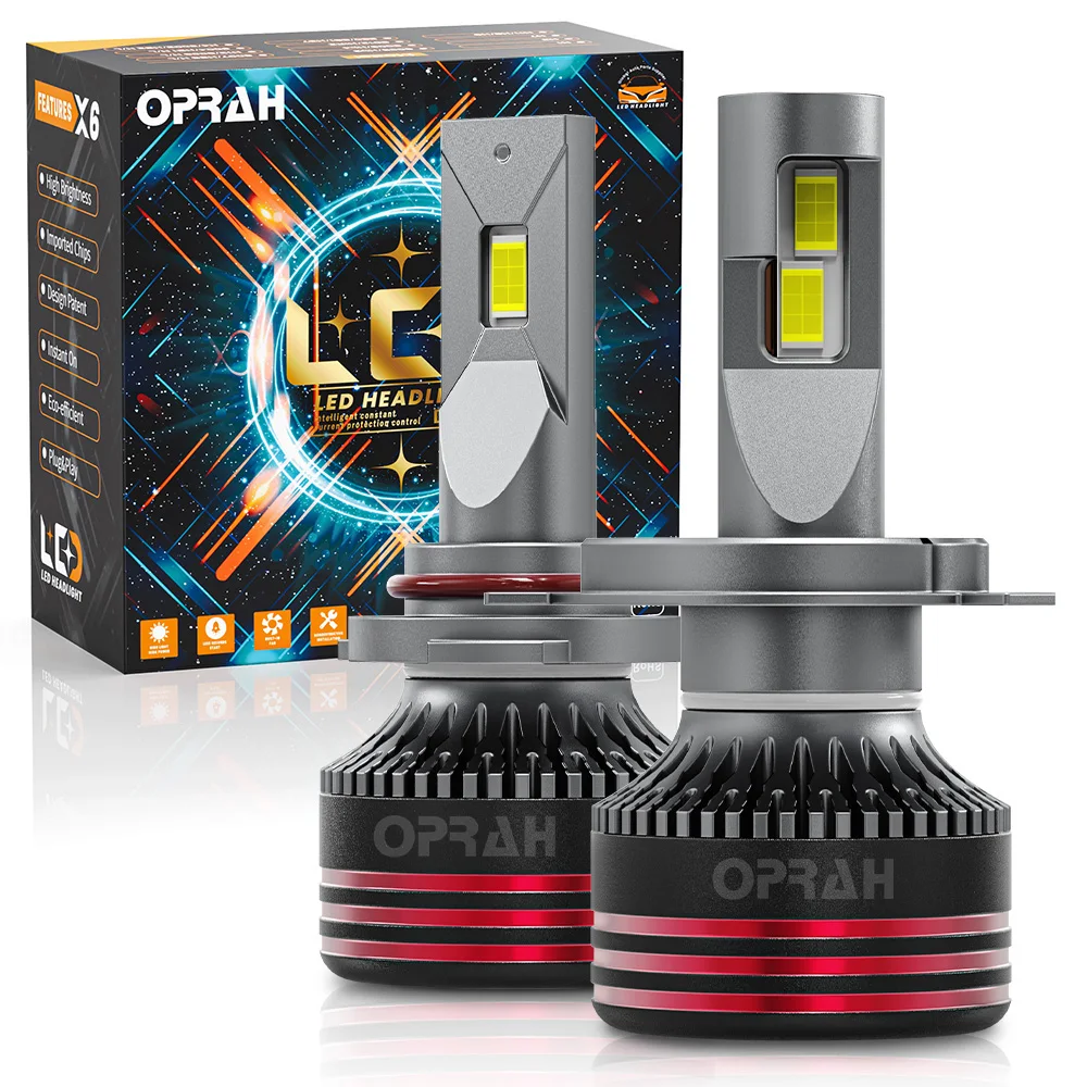 Oprah M8 PRO H7 Led H4 H3 H1 H8 H11 9005 HB3 9006 HB4 9012 HIR2 Canbus 3570 SMD CSP Car Headlight Fog Lamp 12V 9000000LM 6000K