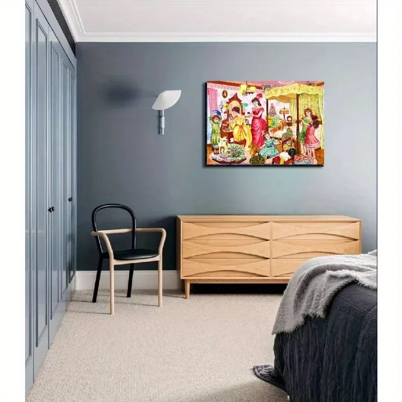 Adulto 1000pcs Puzzle di carta bellezza nel Boudoir Cartoon Jigsaw gioco educativo Wall Display Festival regali giocattolo antistress