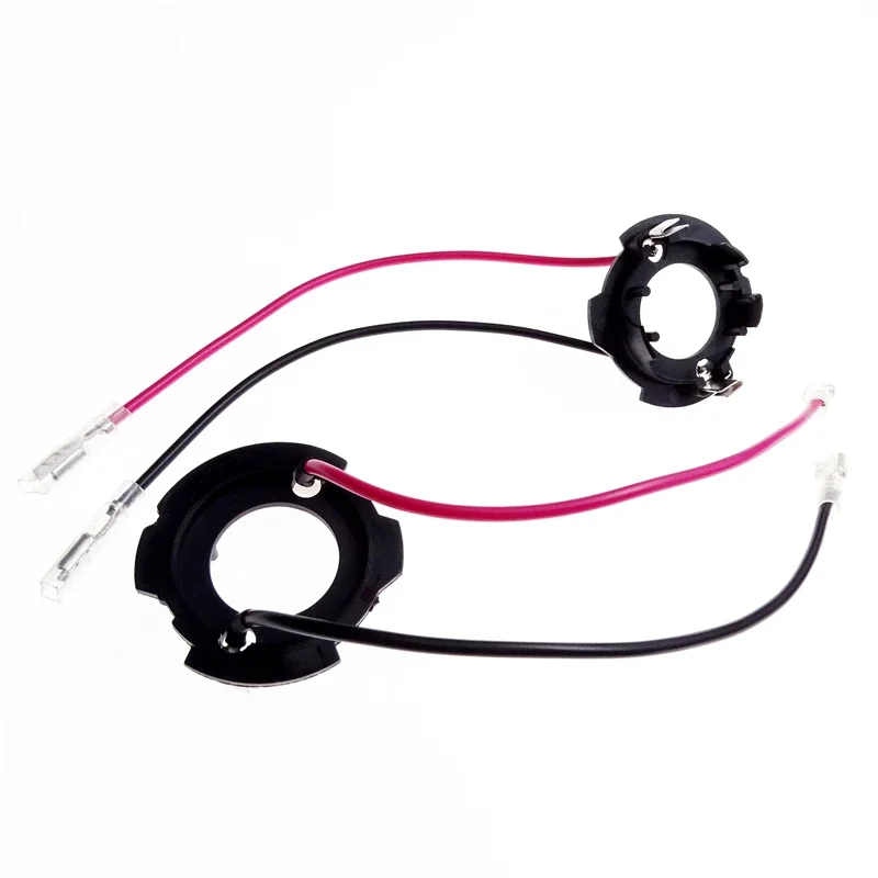 2pcs for Volkswagen Golf 5 MK5 GTI Jetta Car H7 LED Headlight Bulb Base Holder Adapter ABS Retainer Clips Socket Car Accessories