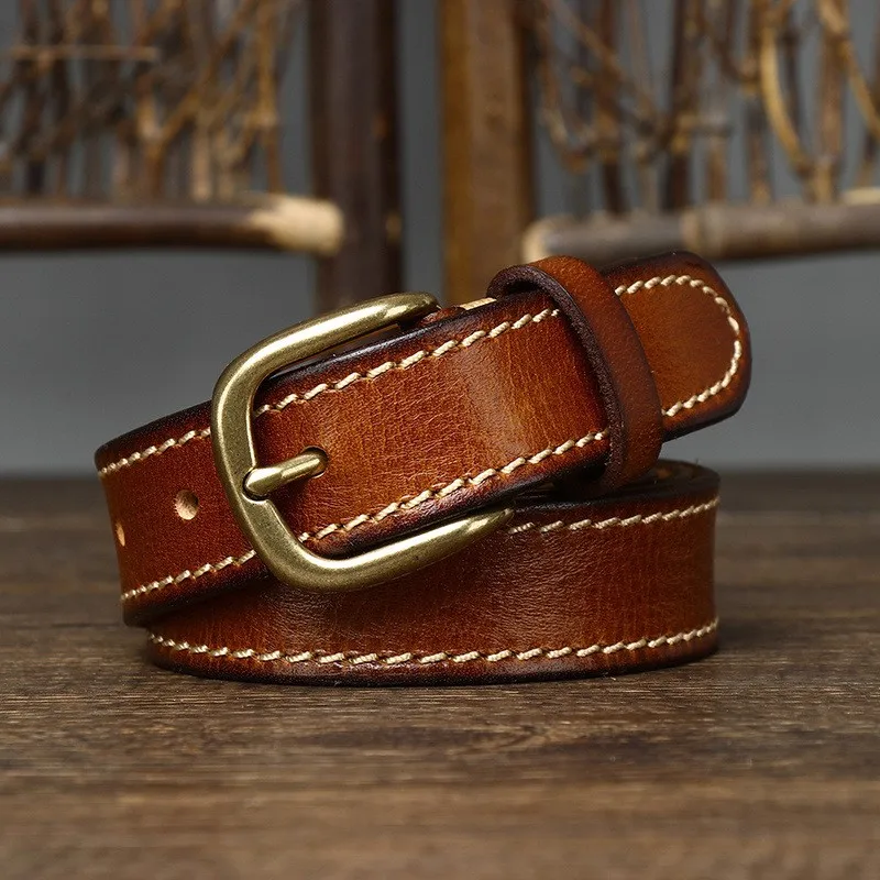 2.8CM fashionable versatile car line decorative belt pure for women
