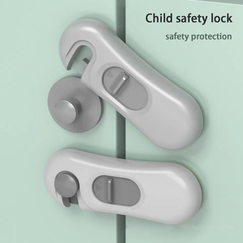 Child Safety Cabinet Lock Drawer Door Locks Security Baby Anti Pinch Hand Baby Safety Lock Refrigerator Safety Buckle