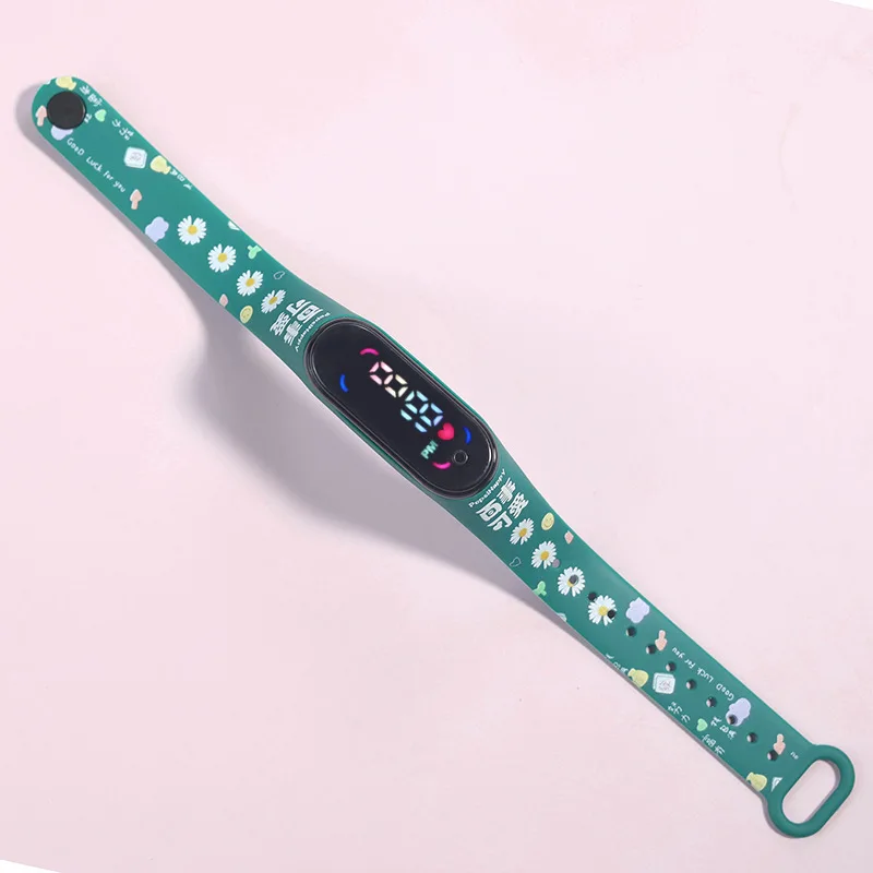 50pcs/lot Birthday Gifts Children Watch For Child Boy Girl Smart LED Digital Cartoon Kids Watch Waterproof Bracelet Wristwatch