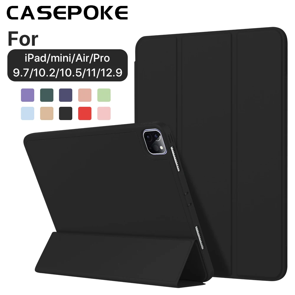 For iPad Tablet Air 4 Air 5 10.9 Inch Case Accessories For iPad Air 1/2/3th Mini 1/2/3/4/5/6 Pro 11 Pro 12.9 Protective Cover