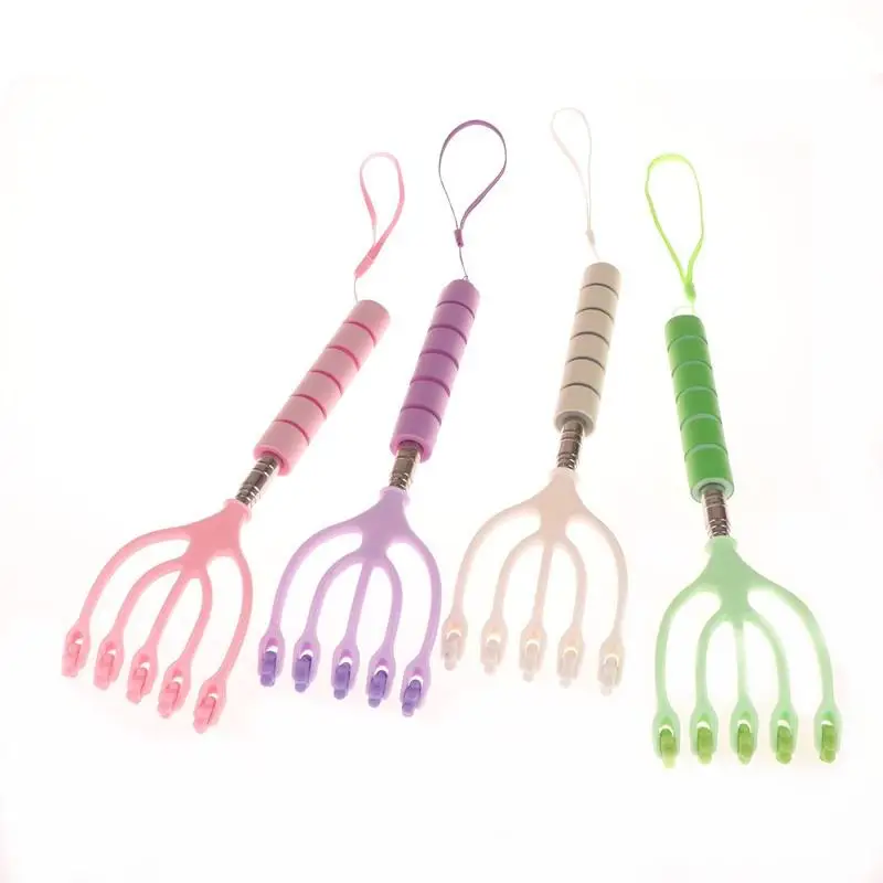 

Scalable Head Massager Scalp Neck Comb Roller Five Finger 5 Claws Ball Hand Held Relax Spa Hair Care For Hair Stress Relief