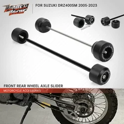 DRZ400 deslizadores de rueda eje horquilla Protector contra choques almohadillas basculantes carretes soporte para Suzuki DRZ400SM DRZ DR-Z 400 SM protección contra caídas