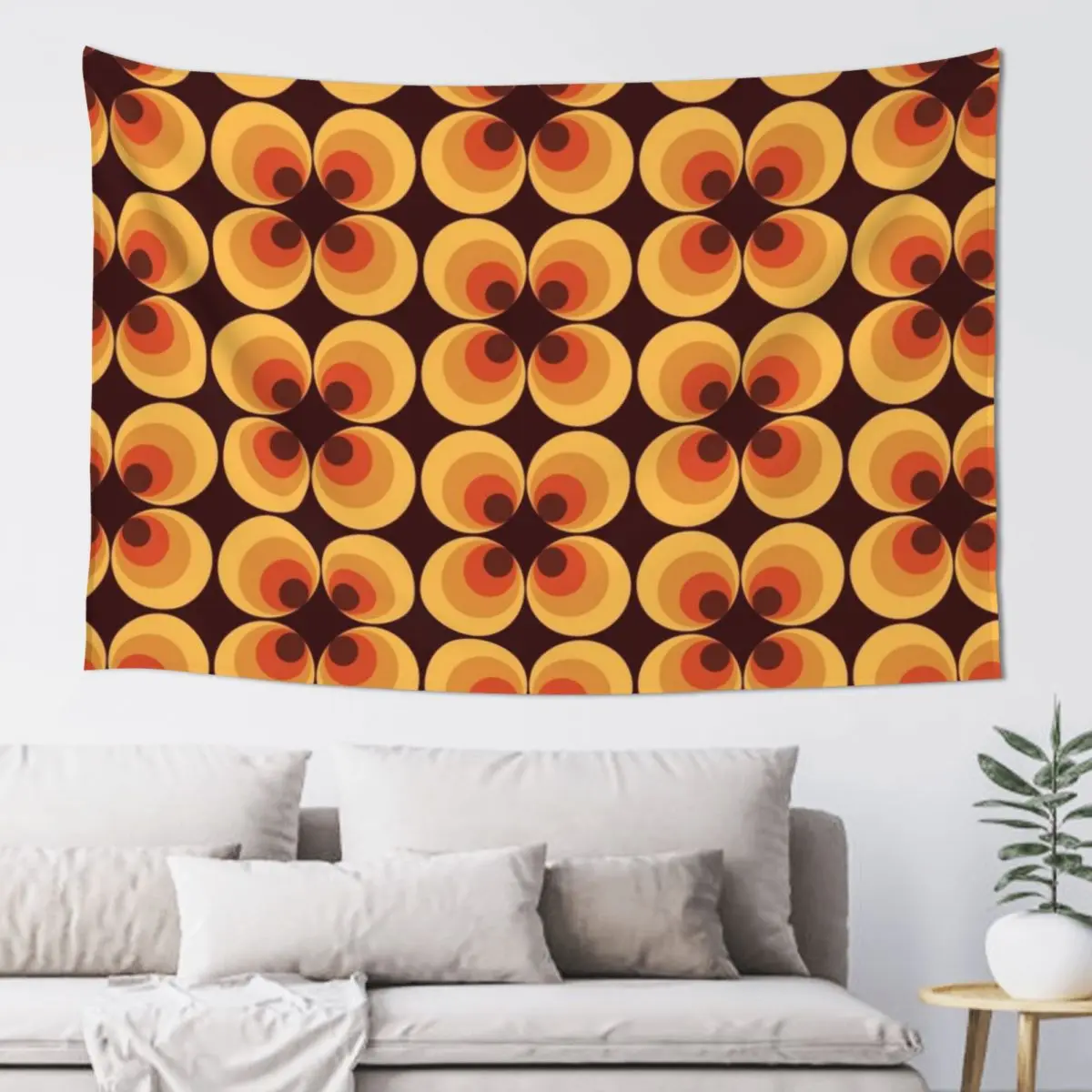 

Retro Orange Tapestry Room Decor For Girls Room Decor Aesthetic For Bedroom Anime Decor Tapestry