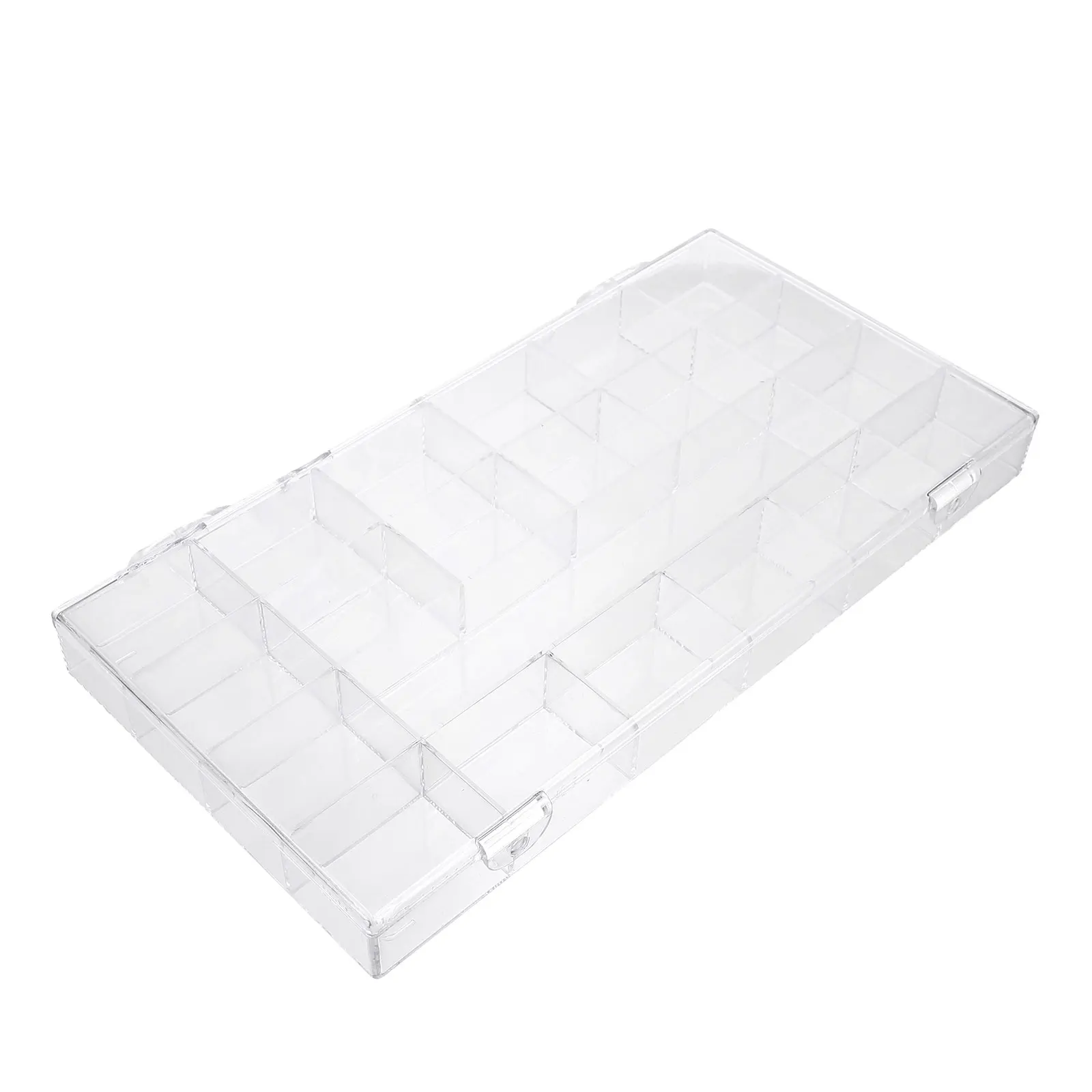 

Acrylic Storage Box Plastic Manicure Tool Holder False Nail ganizer Display Tray Transparent Sundries Classified Container