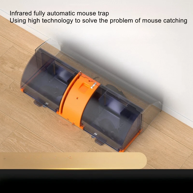 Infrared intelligent sensing mouse trap household cage continuous fully automatic mouse catching black technology mouse catching