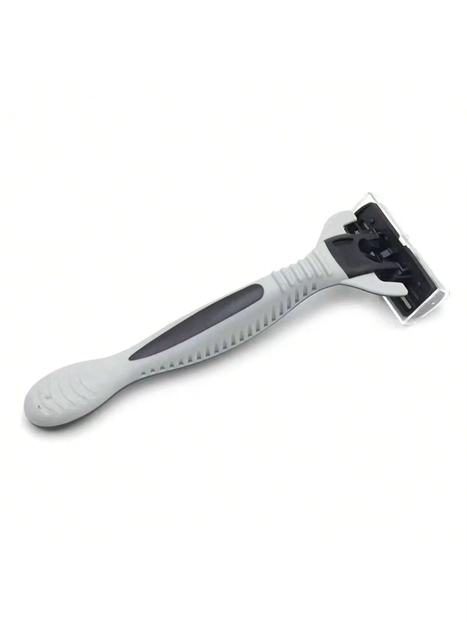 1 Handle + 6 Blades Set, 6-Layer Manual Shaving Razor, Vintage Style Men Razor with Replacement Blades Kit