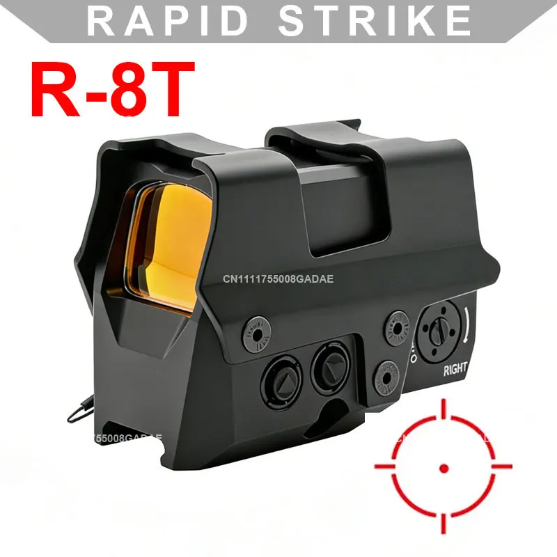 

R-8T 1x38mm Red Dot Sight Holographic Reflex Optic Rifle Scope Hunting Tacticle Shot Gun Rifle M4/AR15 20mm Picatinny Rail Mount