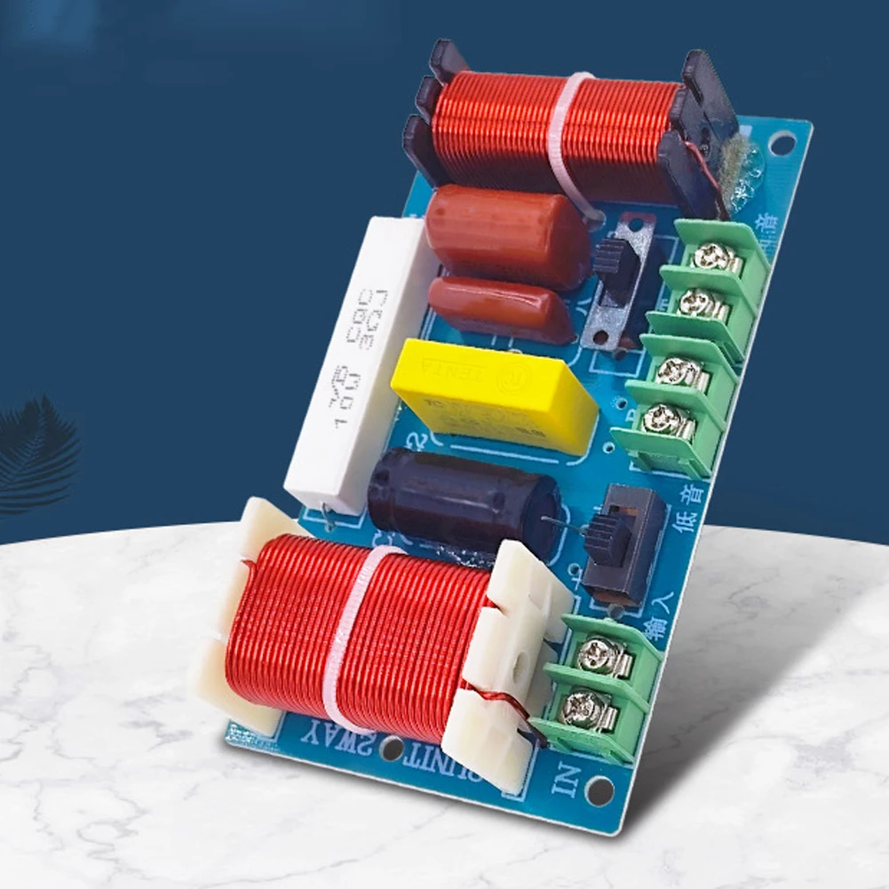 2-Way المتكلم مقسم تردد الصوت قابل للتعديل نقطة التردد 250 واط لتقوم بها بنفسك المتكلم تصفية الدائرة المسرح المنزلي تعديل الصوت