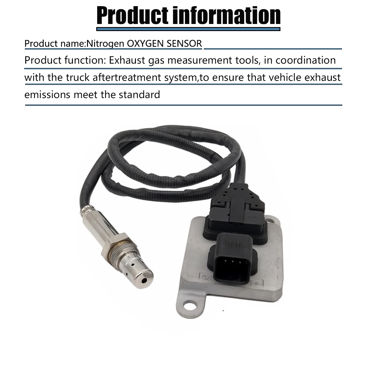 12642310 Nitrogen Oxide Nox Sensor For GM Duramax Diesel 6.6L 2010 2011 2012 2013 2014 2015 12669594 12671387 19256343