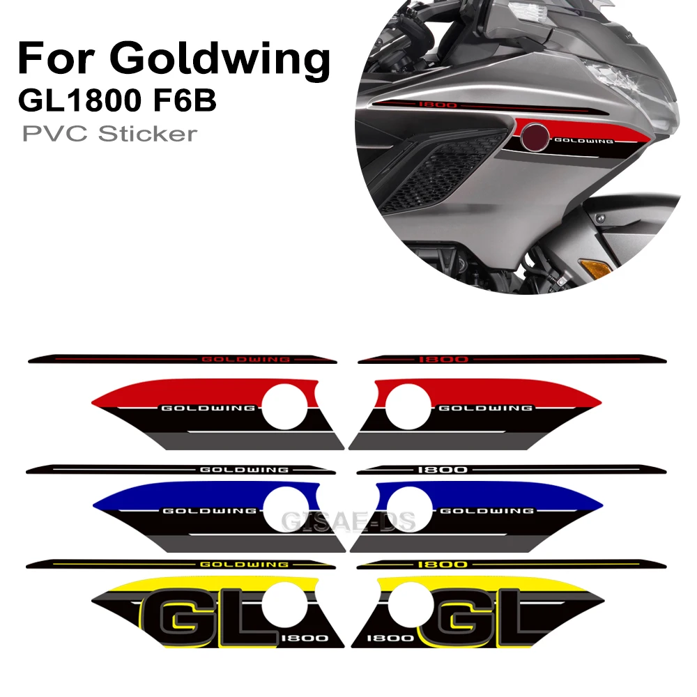 

For Honda Goldwing Gold wing Motorcycle GL1800 F6B Tour 2018 - 2023 2024 Body Fender Protector Tank Pad Stickers Decal