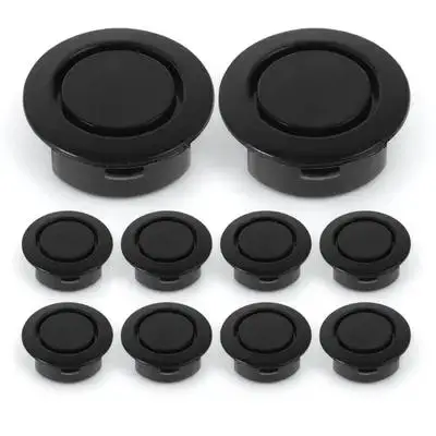 10pcs Car Bumper Radar Cover Durable Waterproof Plastic Universal Rear Front Parking Sensor Hole Plug Guard Protector
