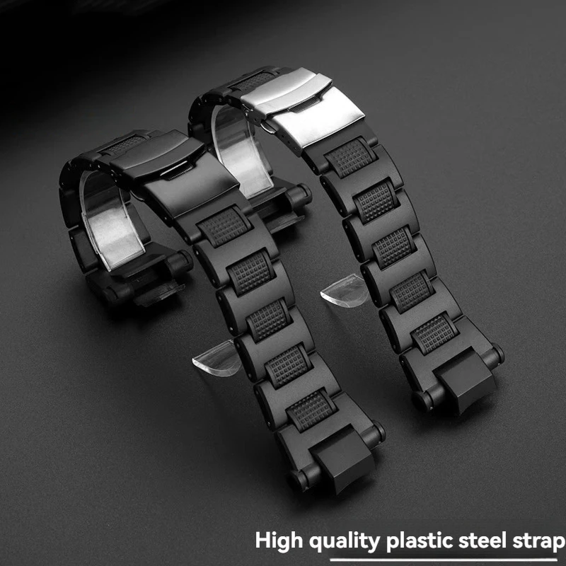 Plastic Steel Watchband For Casio GA-1000 GA-1100 GW-A1000/1100 GW4000 GW-4000 Men Sport Wristwatch Bracelet Watch Accessories