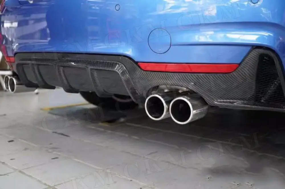 

PP Gloss Black Rear Lip Diffuser Spoiler For BMW 4 Series F32 F33 F36 M Sport 2014-2018 Carbon look Bumper Guard M Style