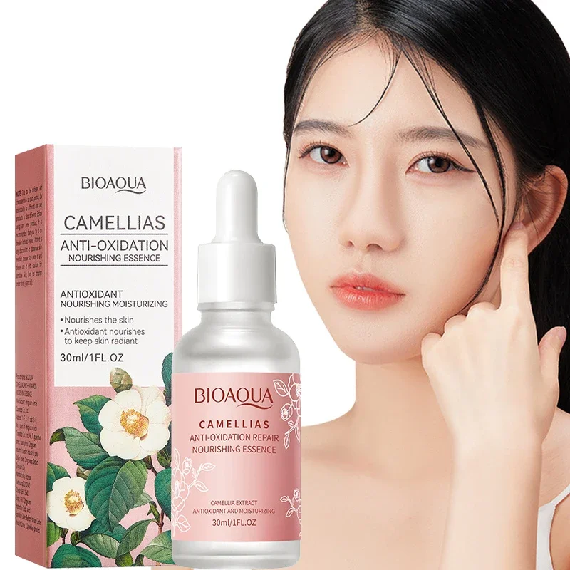 BIOAQUA Camellia Nourishing Face Essence Liquid Moisturizing Rejuvenating Anti-aging Skincare Facial Serum Skin Care for Face