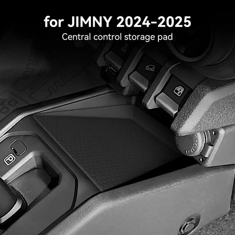 

for Suzuki Jimny 2024 2025 Center Console Storage Box Accessories Tidying Stowing Interior Pad Black Tray Car Organizer Cen W3W6