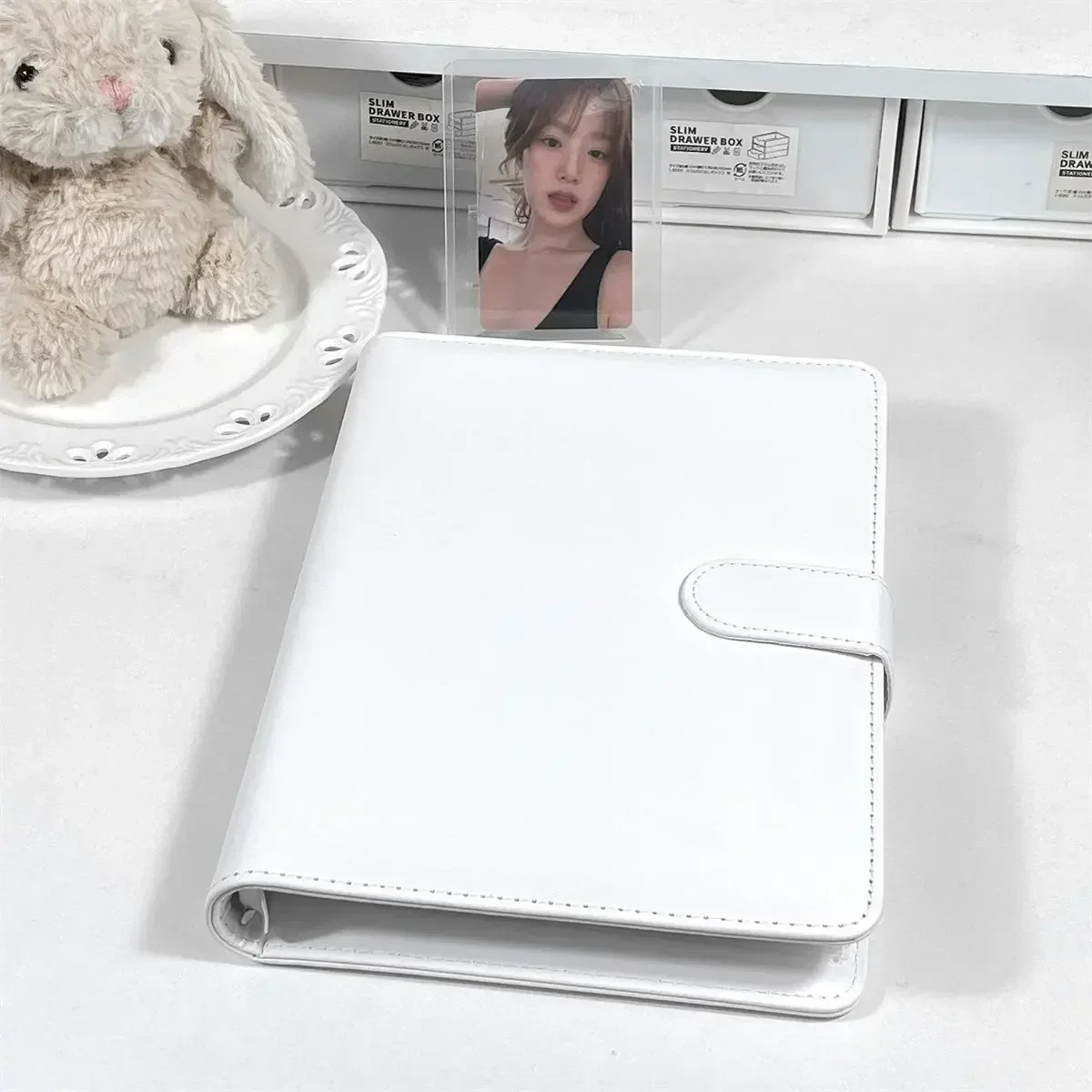 A5 Kpop Idol Photocards Holder PU Photo Album Photocard Binder Collect Book Album for Photographs Photo Card Supplies 포토카드 용품