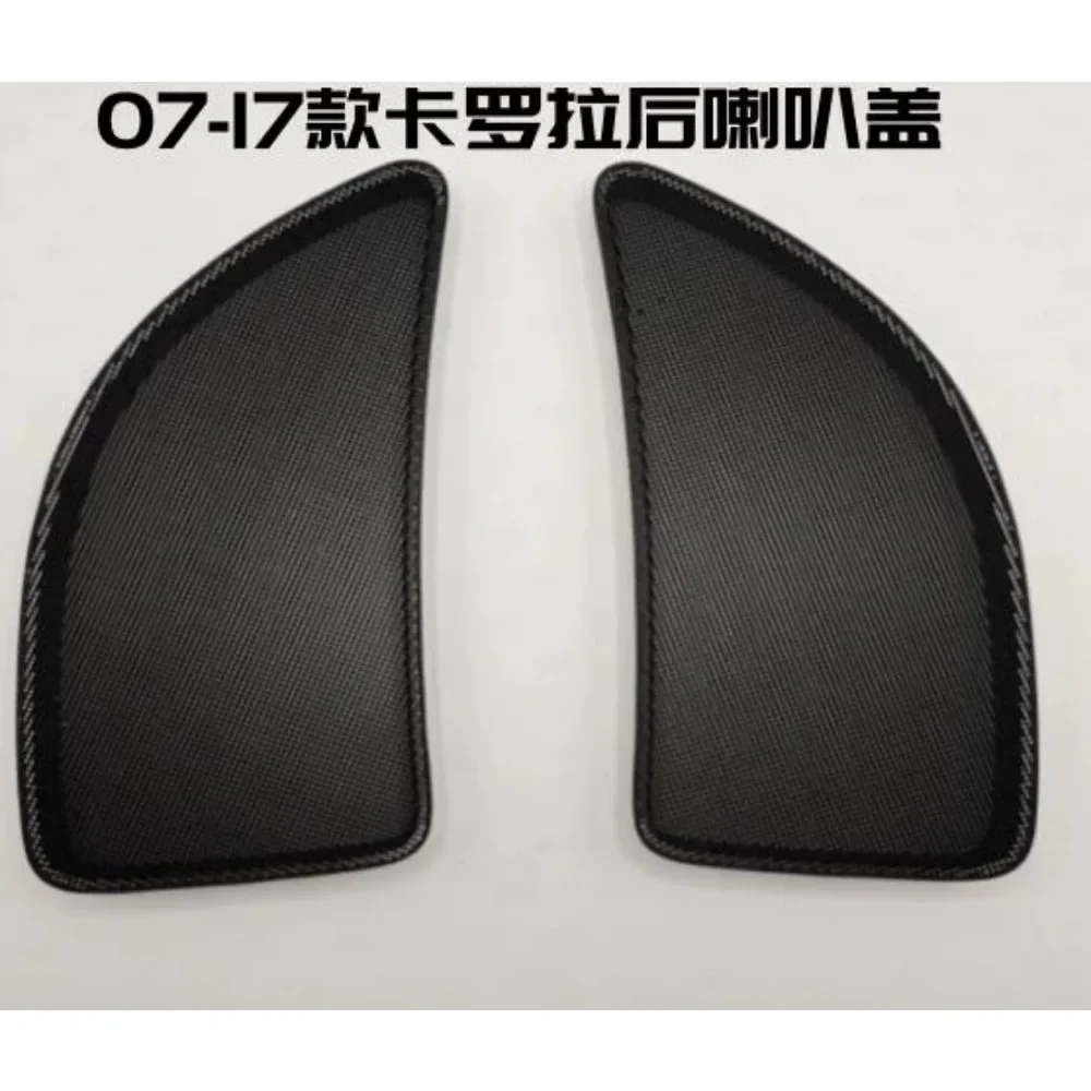 Rear Speaker Cover Rear Shelf Speaker Grille Plastic Mesh Cover Pair for Toyota Corolla