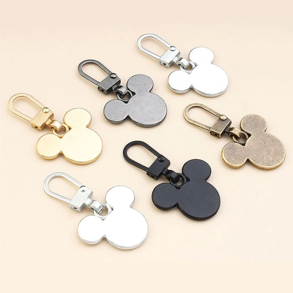 

20Pcs Detachable Zipper Alloy Zipper Head Multi-functional Bag School Bag Clothes Universal Zipper DIY Sewing Craft