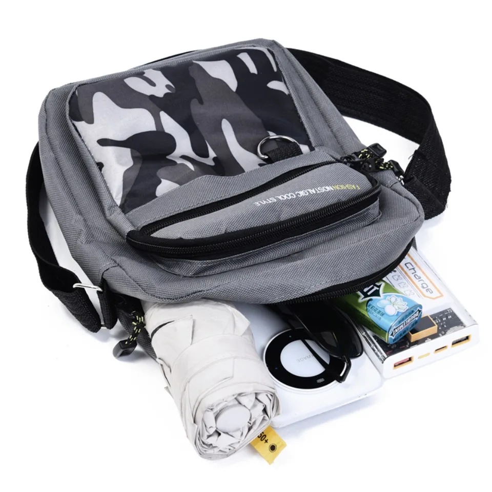 Herren-Umhängetasche, große Kapazität, leichte Umhängetasche, wasserdichte Umhängetasche für Reisen, Sport, lässiger Tagesrucksack