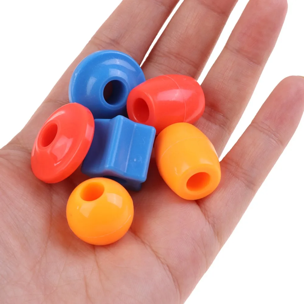 Juguete de encordado Montessori para niños, cuentas de cordones primarias, juguetes de entrenamiento, cuentas de cordones de plástico, manualidades de juguete, juguetes de cuentas de cordones de arcoíris y estrellas