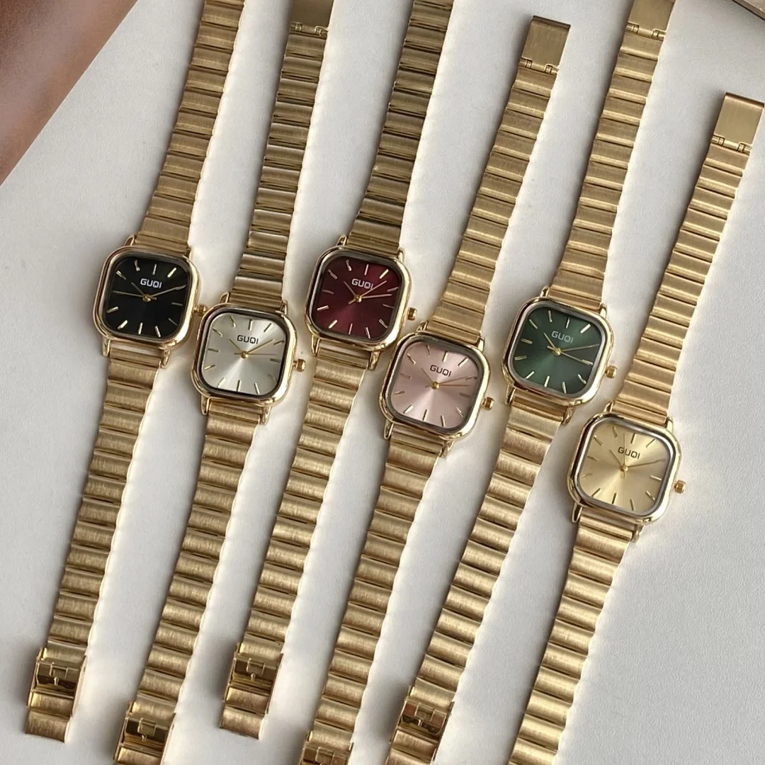 Fashion Silver Watch for Women Simple Square Quartz Wristwatch Ladies Watch Stainless Steel Women's Watches Clock Reloj Mujer