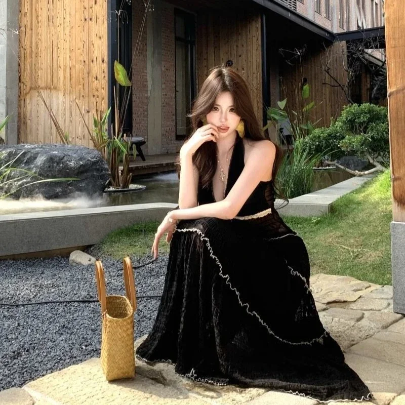 Roupas femininas longas maxi roupas recém chegados ocasião formal roupas de verão 2025 co ord tendência y2k feminino duas peças saia conjunto