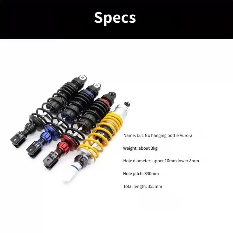 For NIU N1S/M1 M+  Replacing parts  Non-bottle-mounted preload damping adjustable rear shock absorber