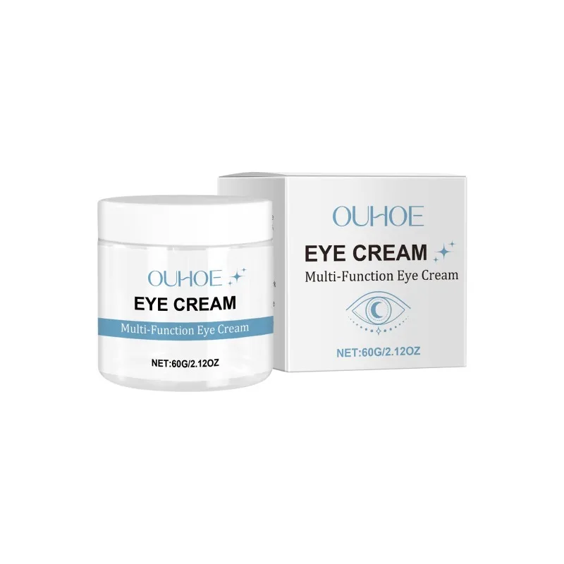 Crema hidratante para ojos, 60g, iluminadora, antihinchazón, decolora, cara, ojos, línea fina, antiarrugas, ojeras, crema para el cuidado de la piel