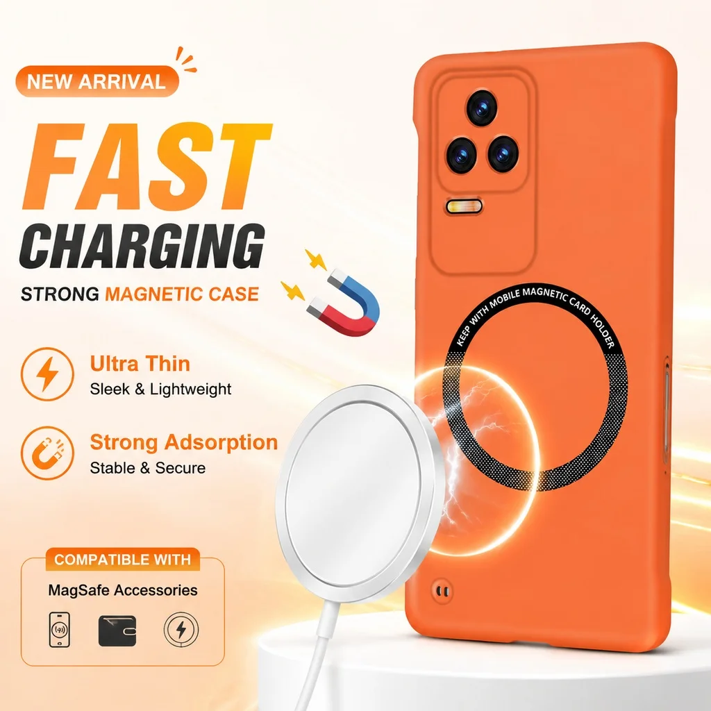 Lightweight Thin Phone Case for Redmi K50 Pro Ultra K50i K50Pro K50Ultra 5G Funda Hard PC Magnetic Frameless Original Back Cover