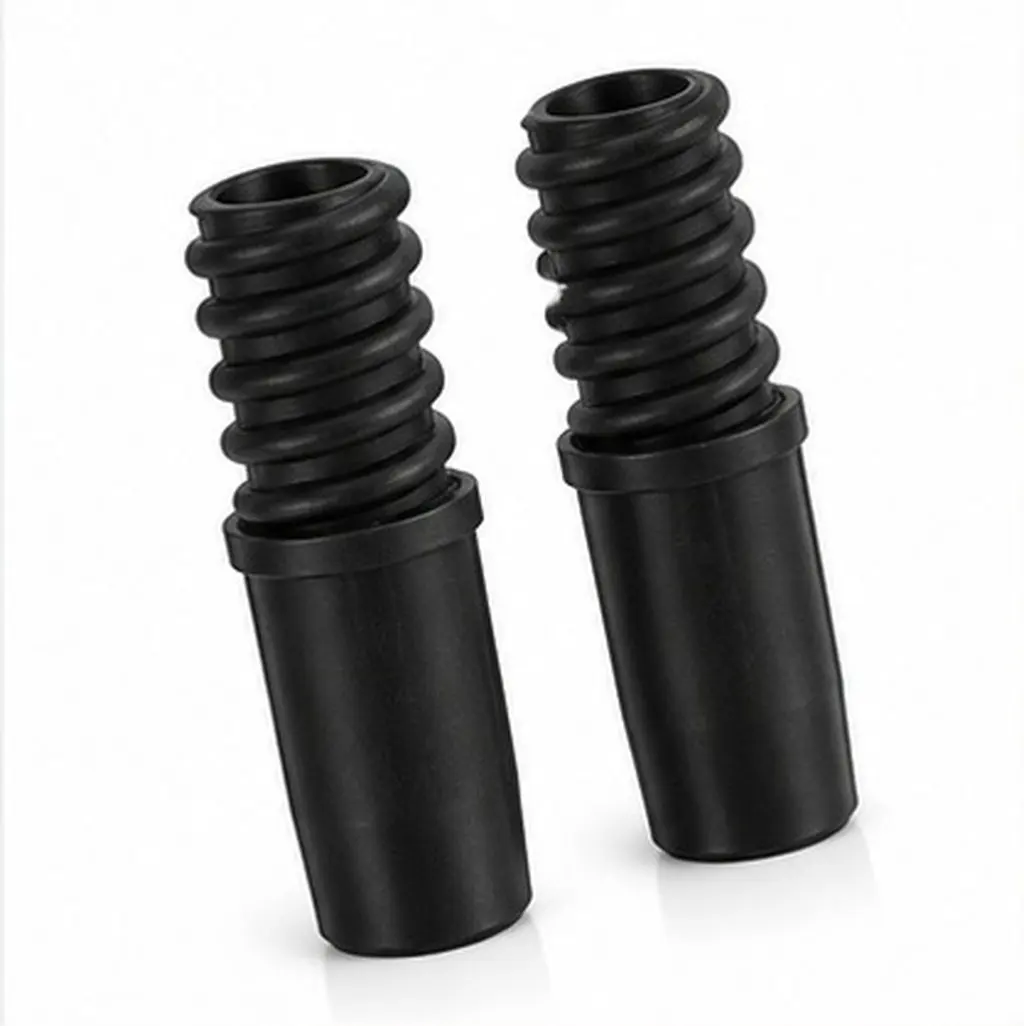 2Pcs Ergonomic Threaded Pole Connectors 0.71inch Standard Thread Broom Handle Replacement Parts Plastic Tip Adapter for Mop