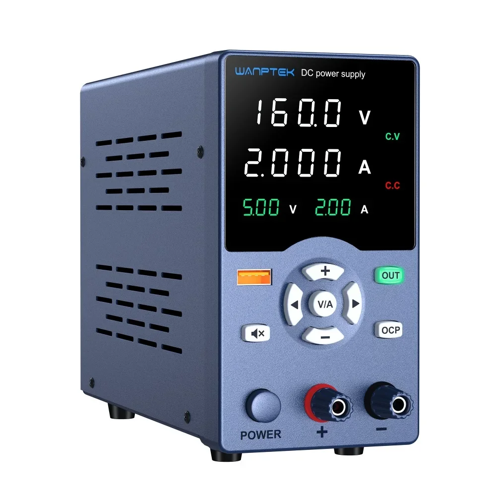 Wanptek GC1602H 0-160V 0-2A 320W Bench Variable DC Power Supply Adjustable Dc Switching Regulated Power DC