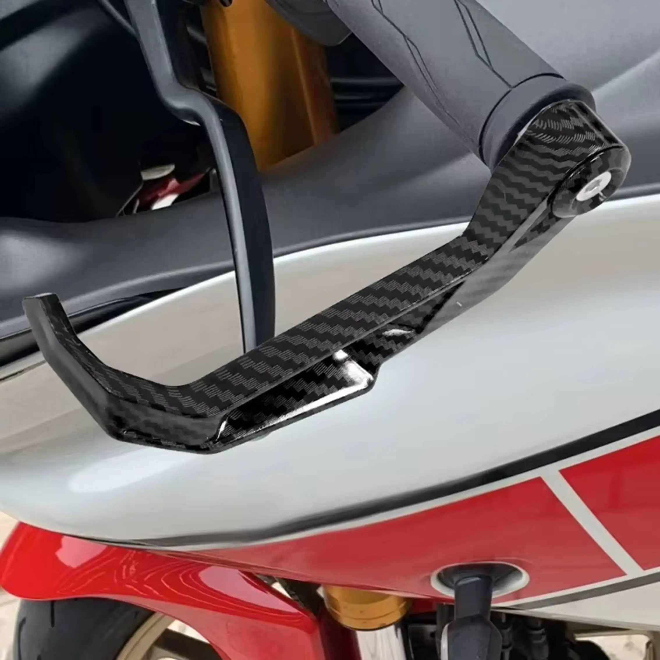 NEW Motorcycle Handguard Modification Accessories Die-casting Aluminum Alloy Handlebar Brake Clutch Lever Hand Guard Protector view 3